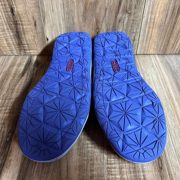 Keen Big Kids Moxie Flat Shoes Black Liberty Purple Slip On Mesh 1016339 Size 5 - Picture 7 of 8